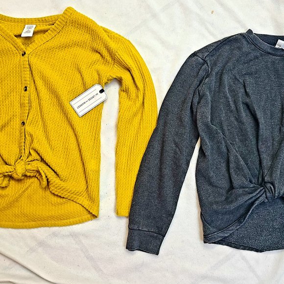 Girls sz 14-16 New with tags Nordstrom long sleeve shirts - Picture 1 of 5